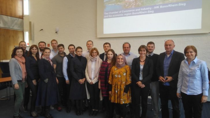 Группа из Молдовы и Беларуси посетила Торгово-промышленную палату г. Бонна