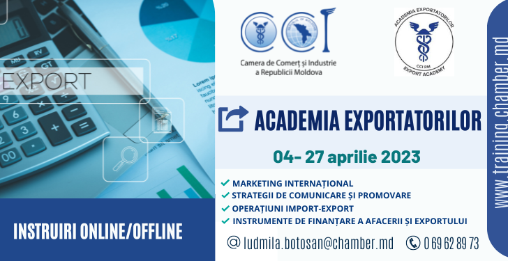 Program de instruire ”Academia Exportatorilor”
