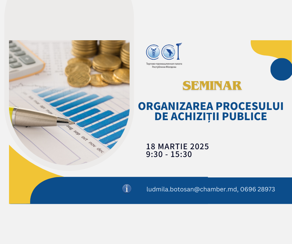 Seminar ”Procesul de achiziții publice pas cu pas”
