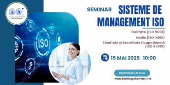 Sisteme management ISO: Calitate (ISO 9001), Mediu (ISO 14001), Sănătate și Securitate Ocupațională (ISO 45001).  Integrarea în organizație și Certificarea sistemelor de management