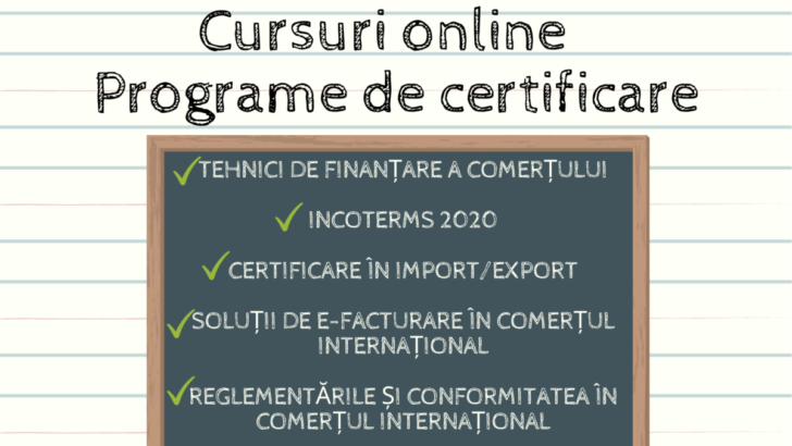 Programe de certificare online în colaborare cu ICC Academy și Academia Exporatorilor CCI RM